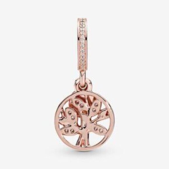 ✅Sparkling Family Tree Dangle Charm - Picture 2 of 5
